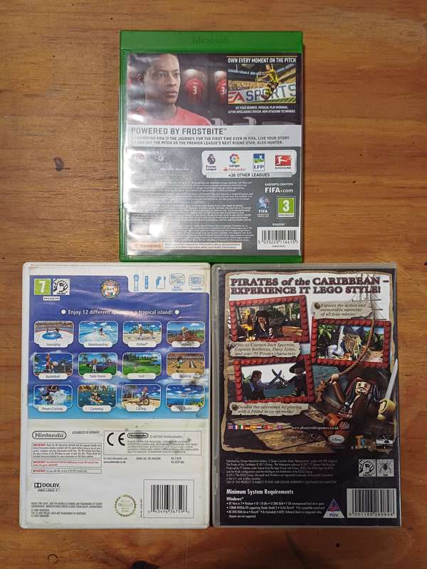 Mixed Game lot of 3