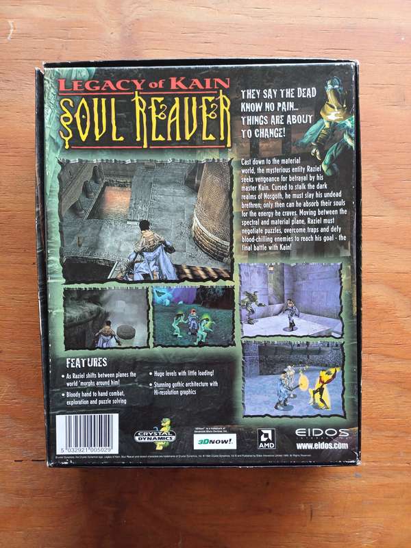 Soul Reaver Legacy of Kain BIG BOX (VERY RARE) complete in BOX