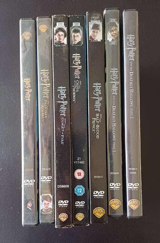 Harry Potter DVD Collection 7 out of 8 Movies