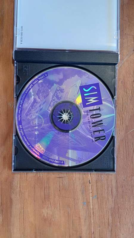Sim Tower BIG BOX (Includes Copy of SimCity 2000 with Big box  manual)