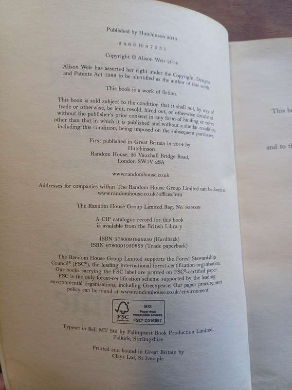 The Marriage Game - A novel of Elizabeth 1 - Alison Weir Paperback