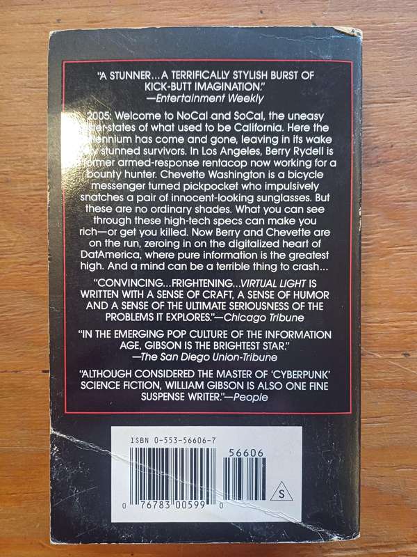 Virtual Light - William Gibson Paperback