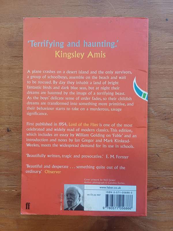 Lord of the Flies - William Golding Paperback