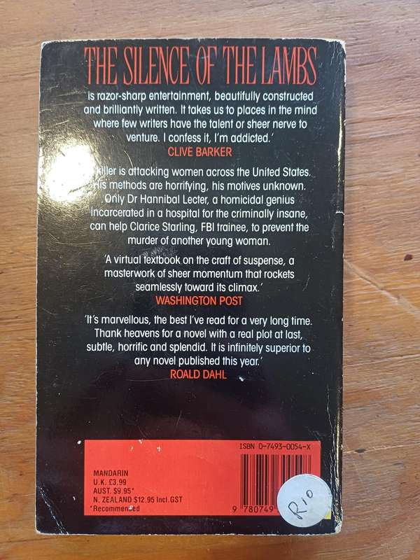 The Silence of the Lambs - Thomas Harris Paperback