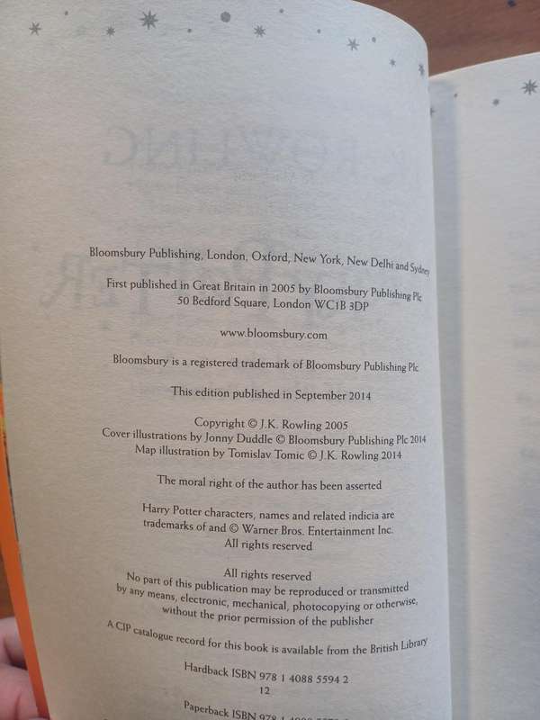 Harry Potter and the Half-Blood Prince - J.K Rowling Paperback