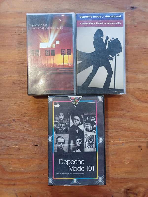 3x Depeche Mode VHS