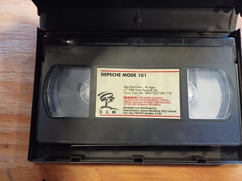 3x Depeche Mode VHS