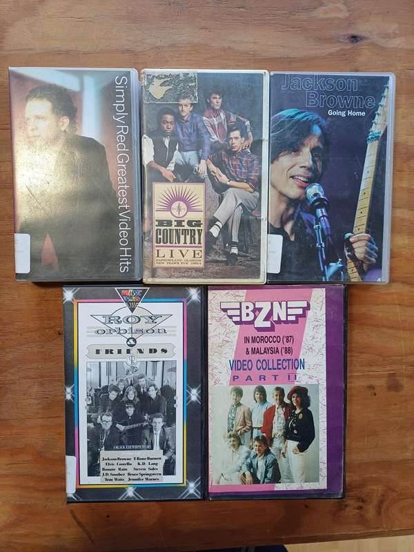 5x Music VHS