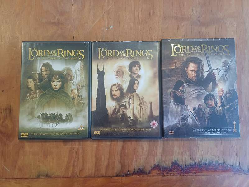 Lord of The Rings Collection on DVD