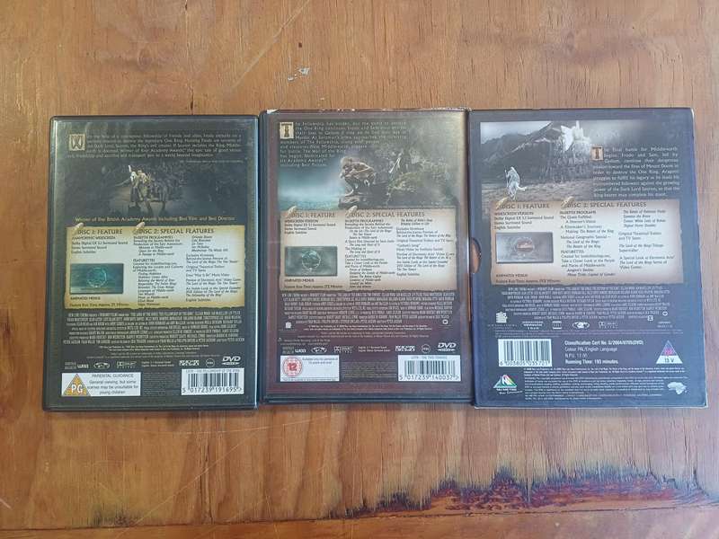 Lord of The Rings Collection on DVD
