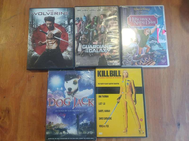 5 DVD Lot