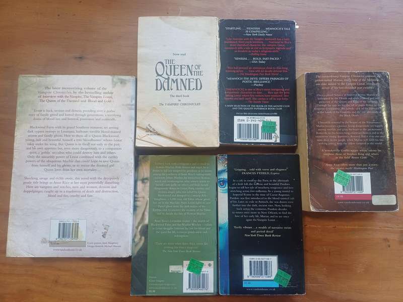 Lot of Anne Rice Books