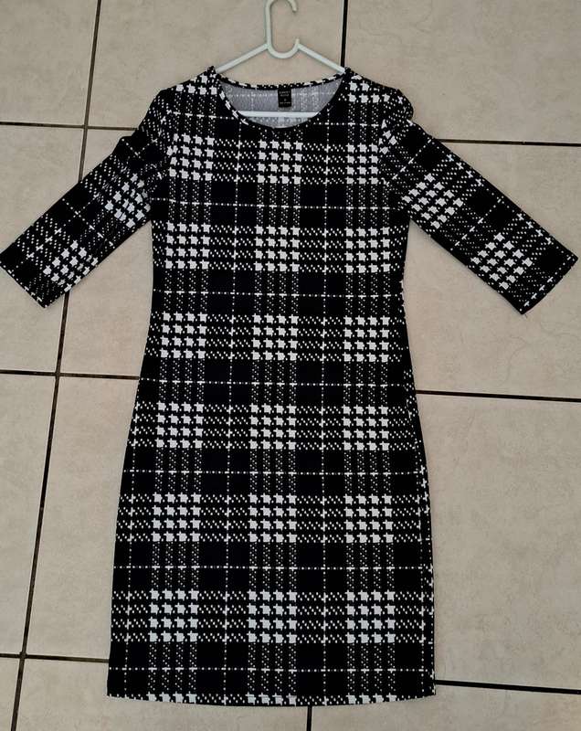 Black and white ladies dress