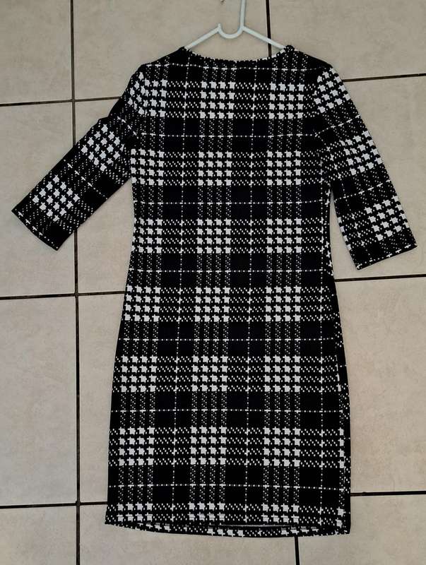 Black and white ladies dress