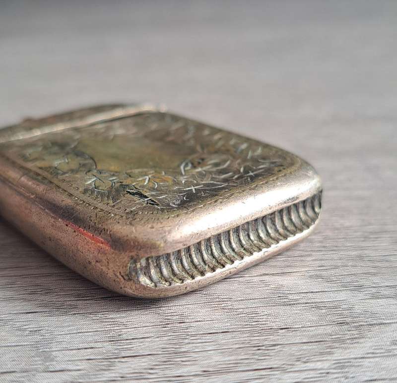 Antique Vesta with vacant cartouche