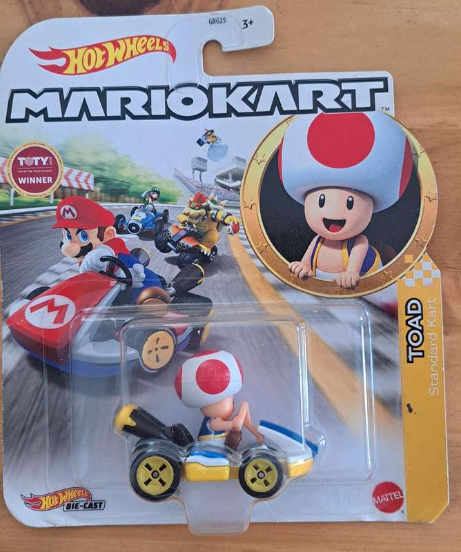 Hot Wheels Mario Kart Toad