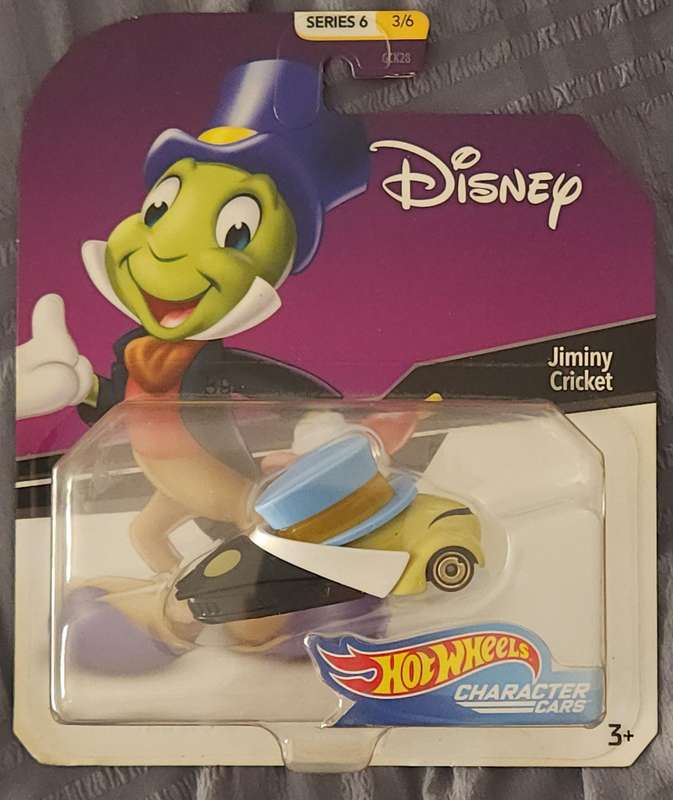 Hot Wheels Character Cars - Disney Jiminy Cricket