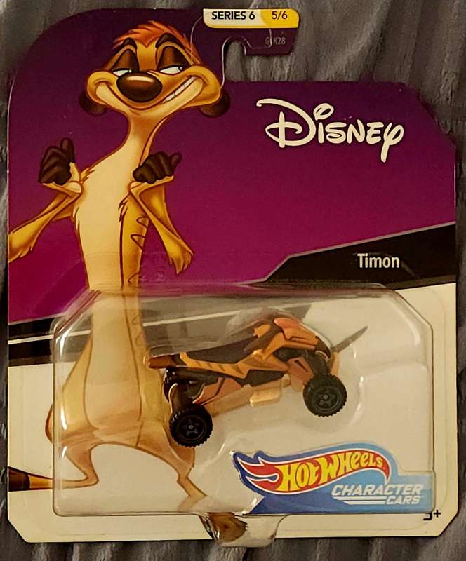 Hot Wheels Character Cars - Disney Timon