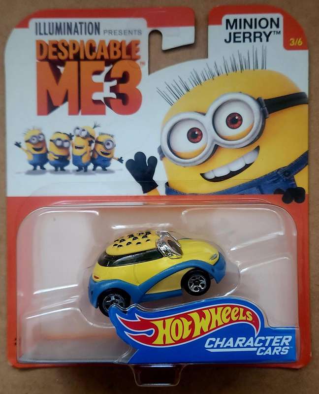 Hot Wheels Character Cars - Despicable me Jerry