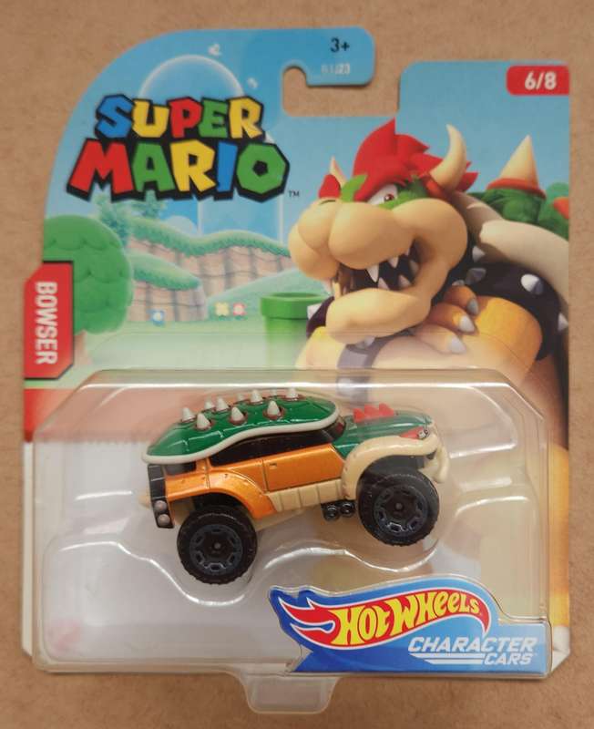 Hot Wheels Super Mario Character cars - Bowser