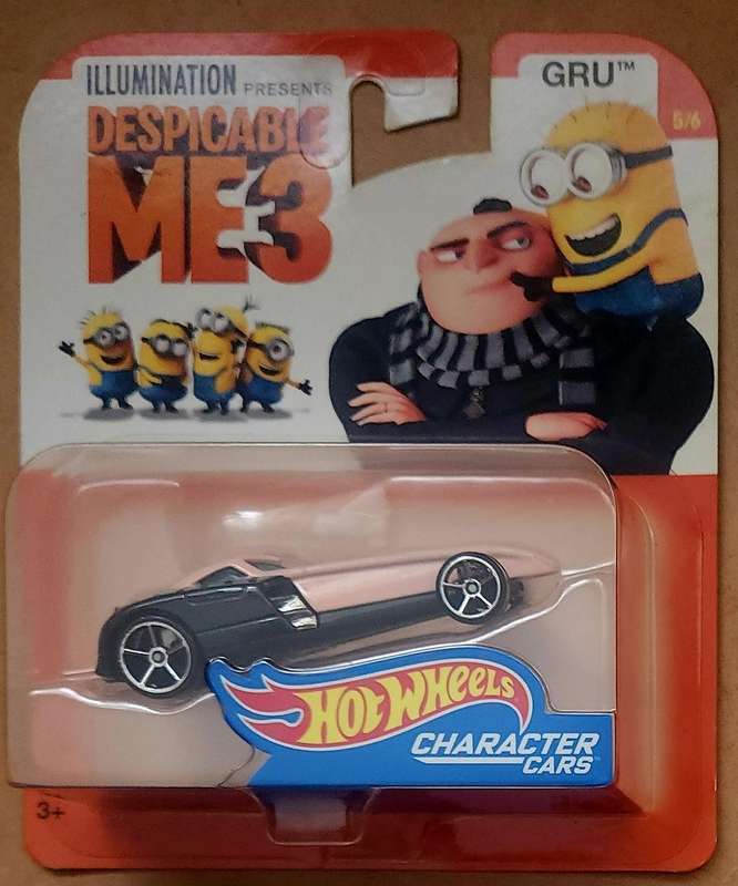 Hot Wheels Character Cars - Despicable me Gru