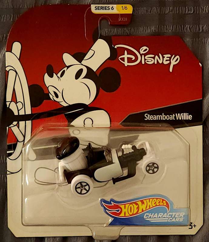Hot Wheels Character Cars - Disney Steamboat Willie