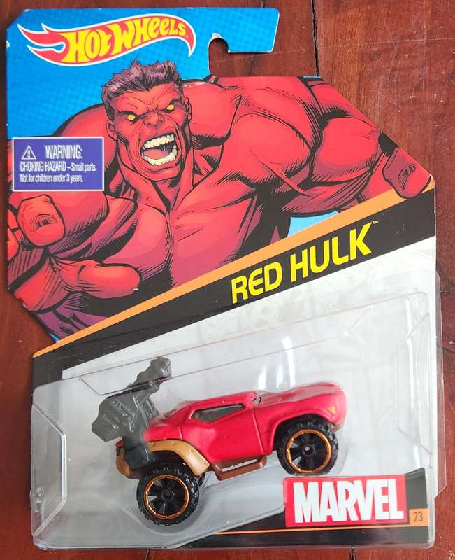 Hot Wheels Marvel Red Hulk