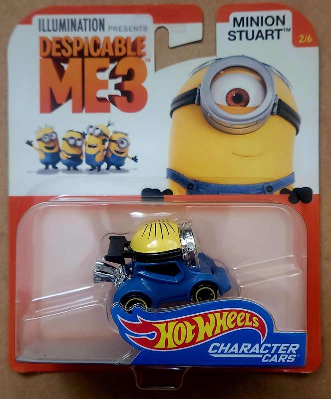 Hot Wheels Character Cars - Despicable me Stuart