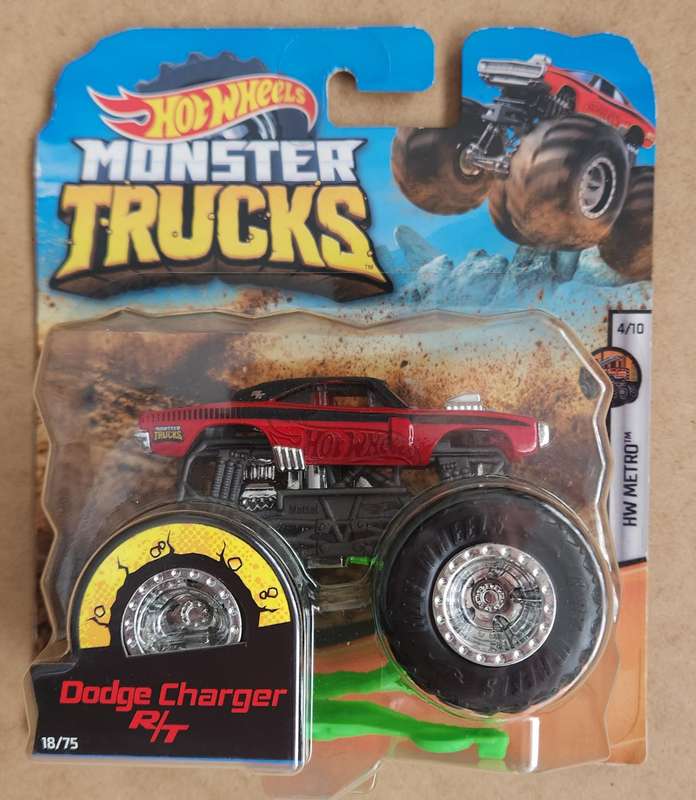 Hot Wheels Monster Trucks Dodge Charger R/T 18/75