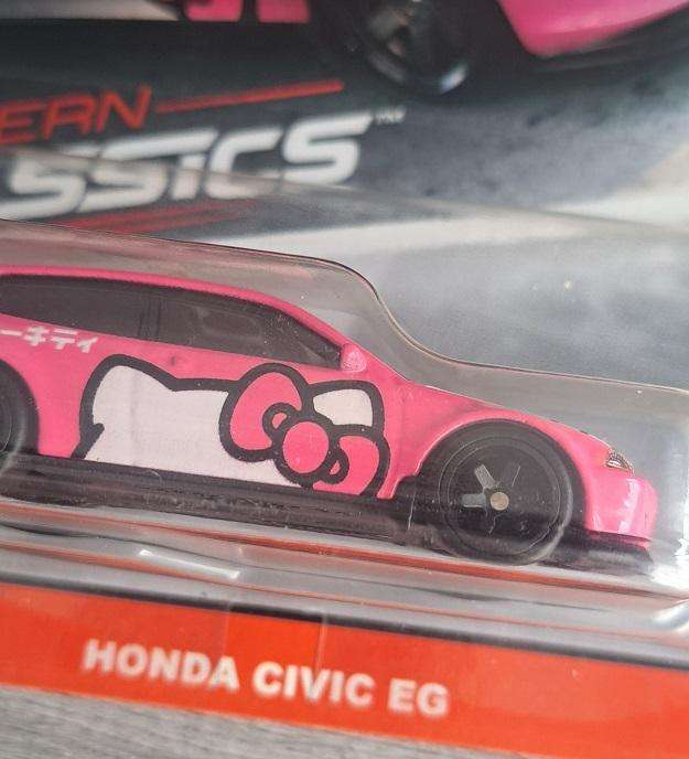 Rare Hello Kitty Honda Civic EG Hot Wheels