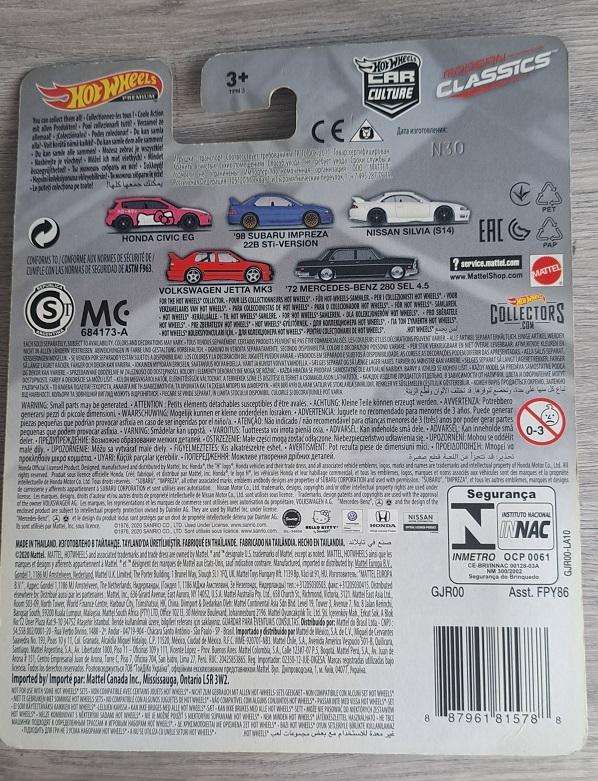 Rare Hello Kitty Honda Civic EG Hot Wheels