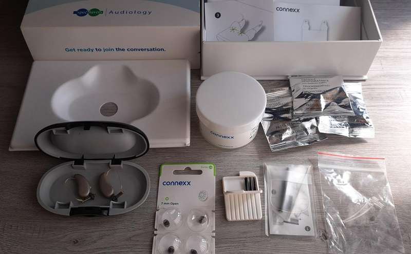 G7 R Li Hearing aids with smart mic