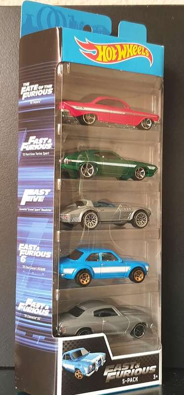 Hot Wheels Fast and Furious 5-pack