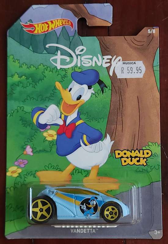 Hot Wheels Character Cars - Disney Donald Duck