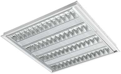RADIANT Fluorescent Ceiling Light Recessed 600x600mm T5 4x14w