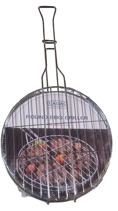 Round Braai Griller - Chrome Plated