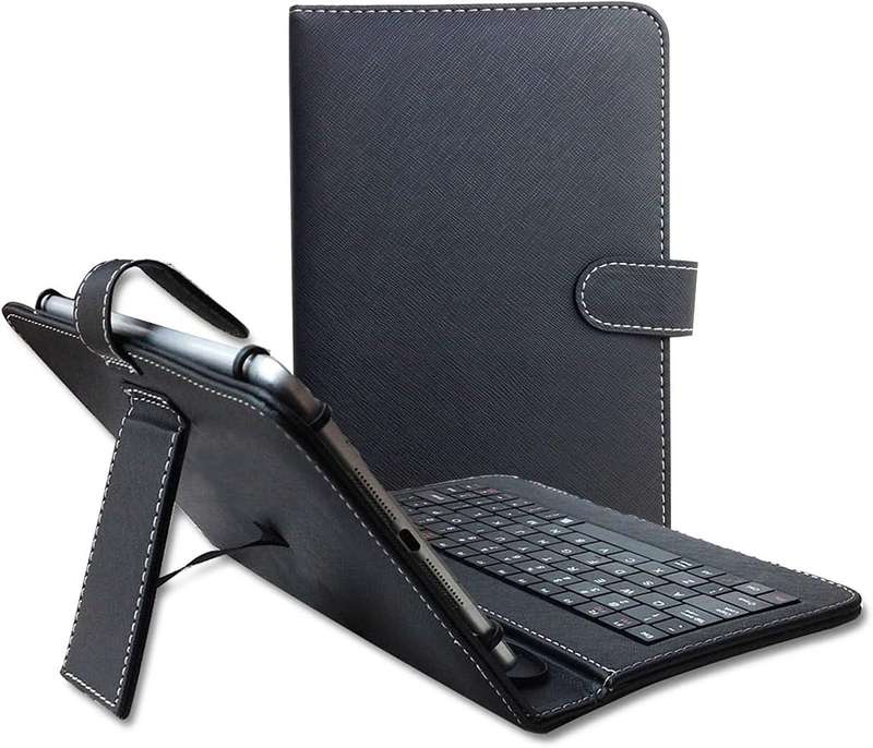 Universal 7" -8 " Tablet Case with Wired Keyboard