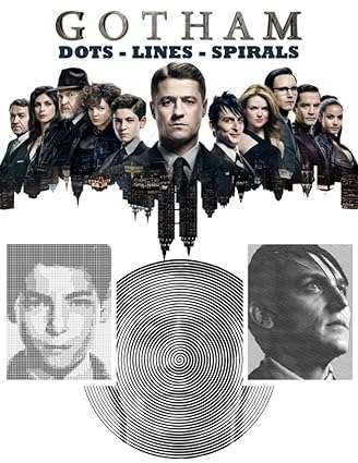 Gotham Dots Lines Spirals: The BEST Coloring Book for Any Fan of Gothem Series!!! Paperback 
