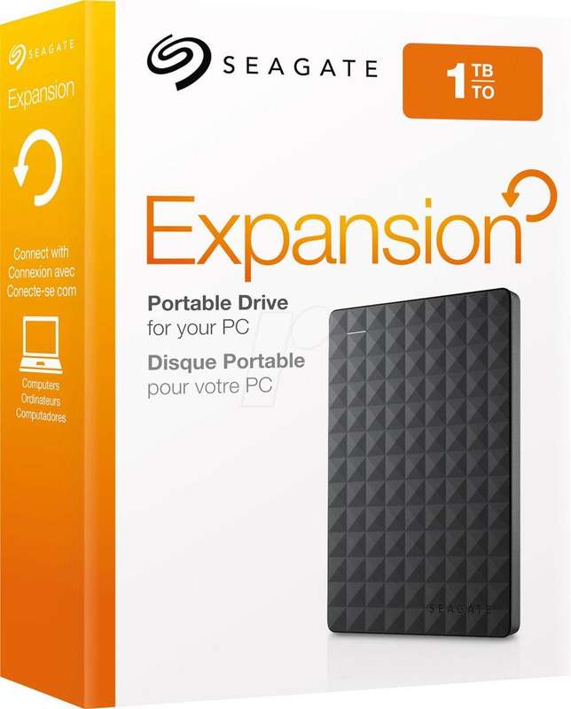 Seagate Expansion 1TB 2.5" Portable Hard Drive
