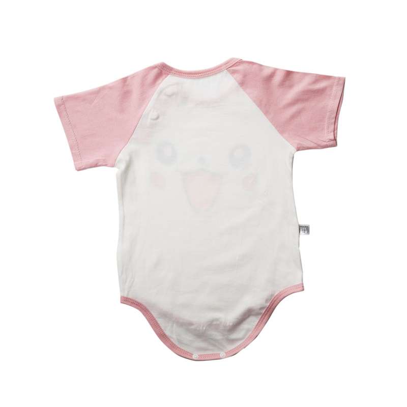 All Heart Bear Face Print Baby Grow - 6-12 months