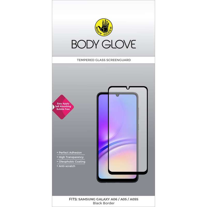 Body Glove Tempered Glass Screenguard for Samsung Galaxy A06 / A05 / A05S
