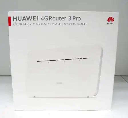 Huawei 4G Router 3 Pro White | 802.11ac WiFi, SIM Slot, VoIP, 4G CAT.11