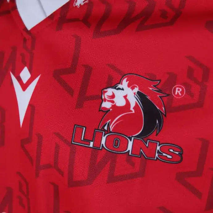 Macron LIONS URC Jersey 2024 - Home Supporters Rugby Jersey 4XL