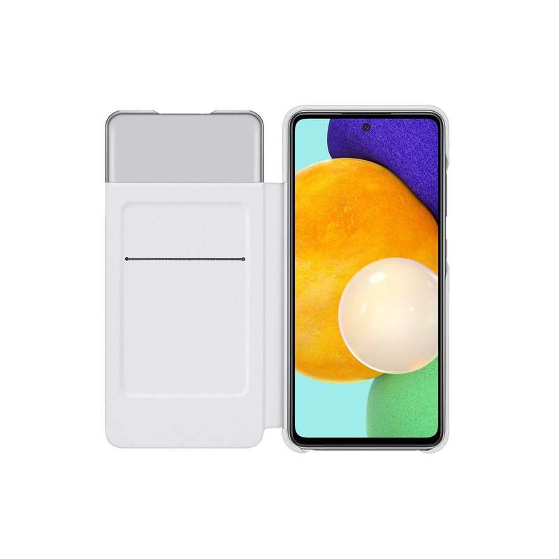 Samsung Galaxy A52 5G Smart S View Wallet Cover - White