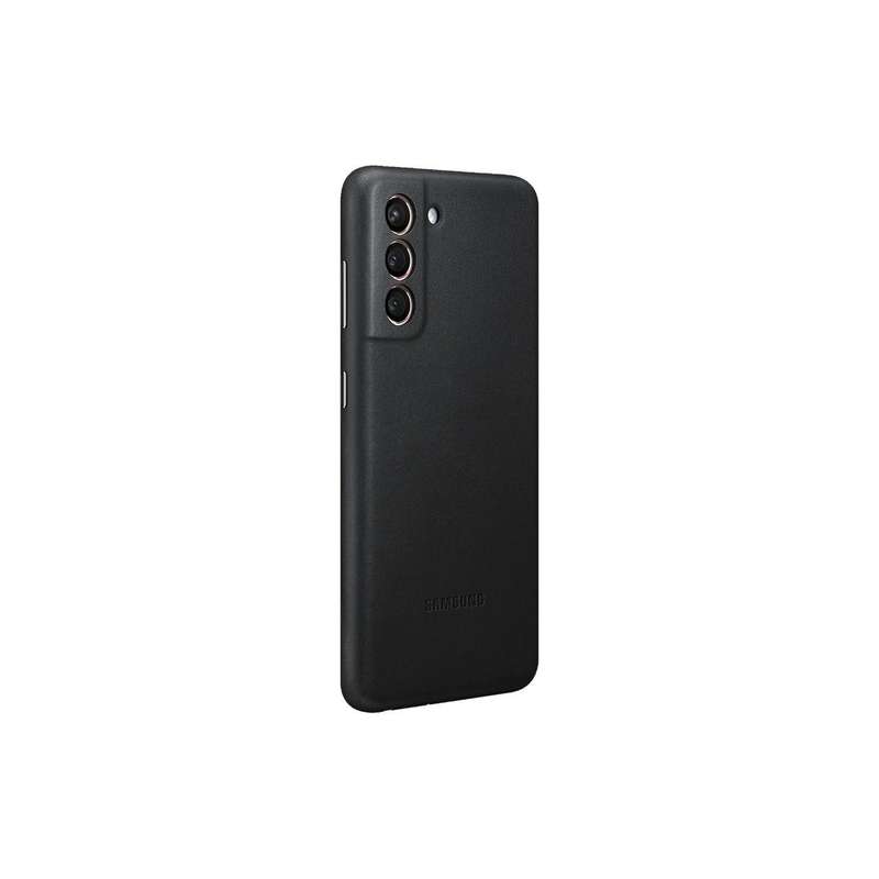 Samsung Galaxy S21 5G Leather Cover - Black