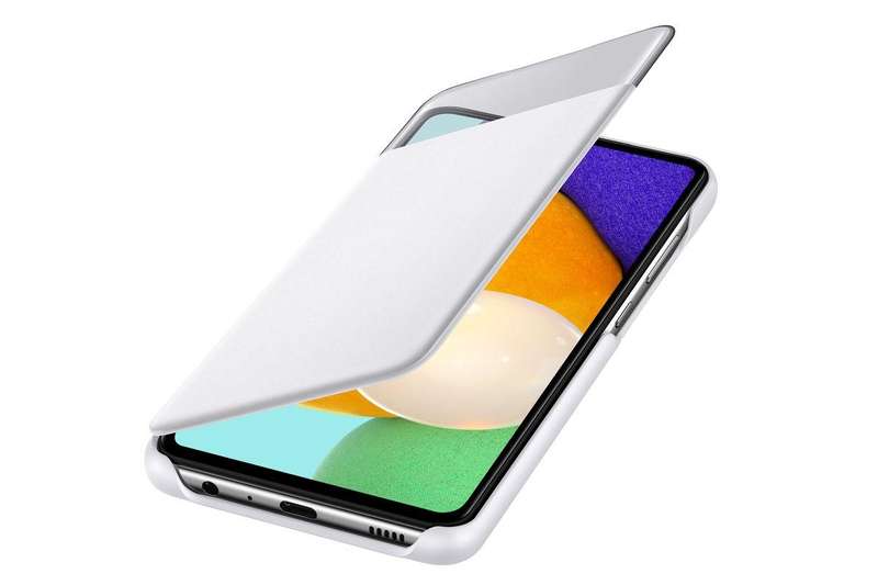 Samsung Galaxy A72 S View Wallet Case-White
