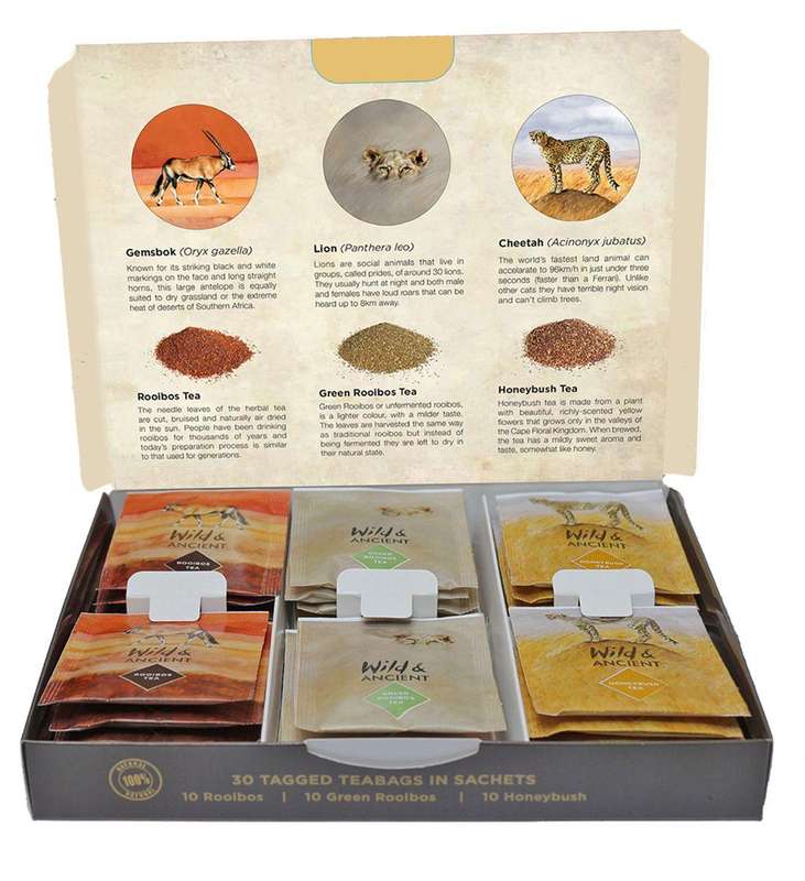 Wild and Ancient Rooibos Tea gift box