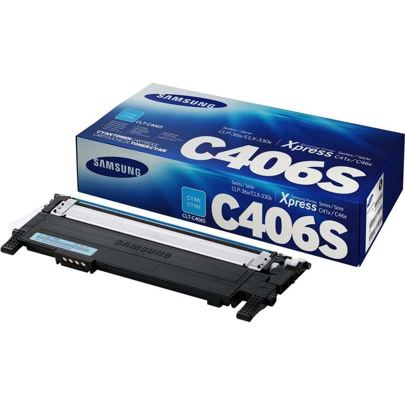 Samsung CLT-C406S Cyan Toner