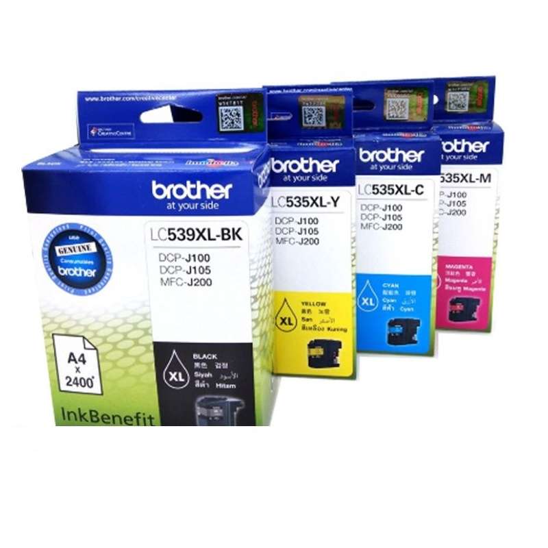 Brother LC539XL Black / LC535XL Cyan/Magenta/Yellow Combo set