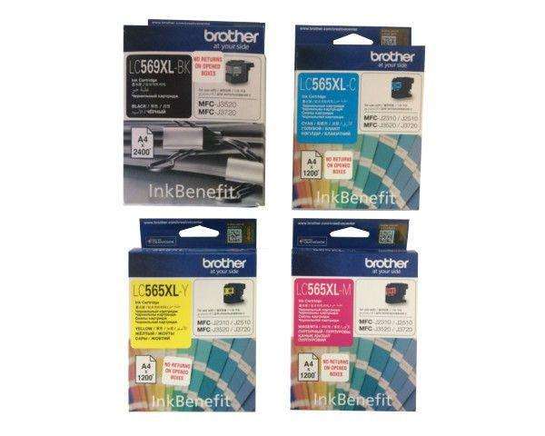 Brother Ink Combo Pack LC569XL 565XL C M Y (OEM)